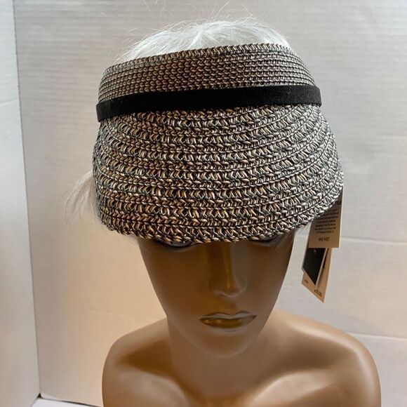 Braided Visor hat with wide brim.  NWT - Picture 1 of 7